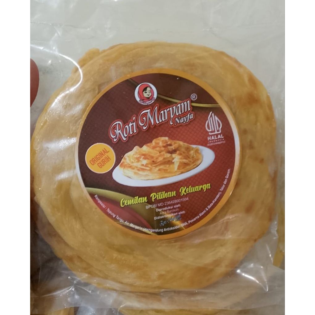 

ROTI MARYAM ORIGINAL/COKELAT LUMER/DAGING PIZZA