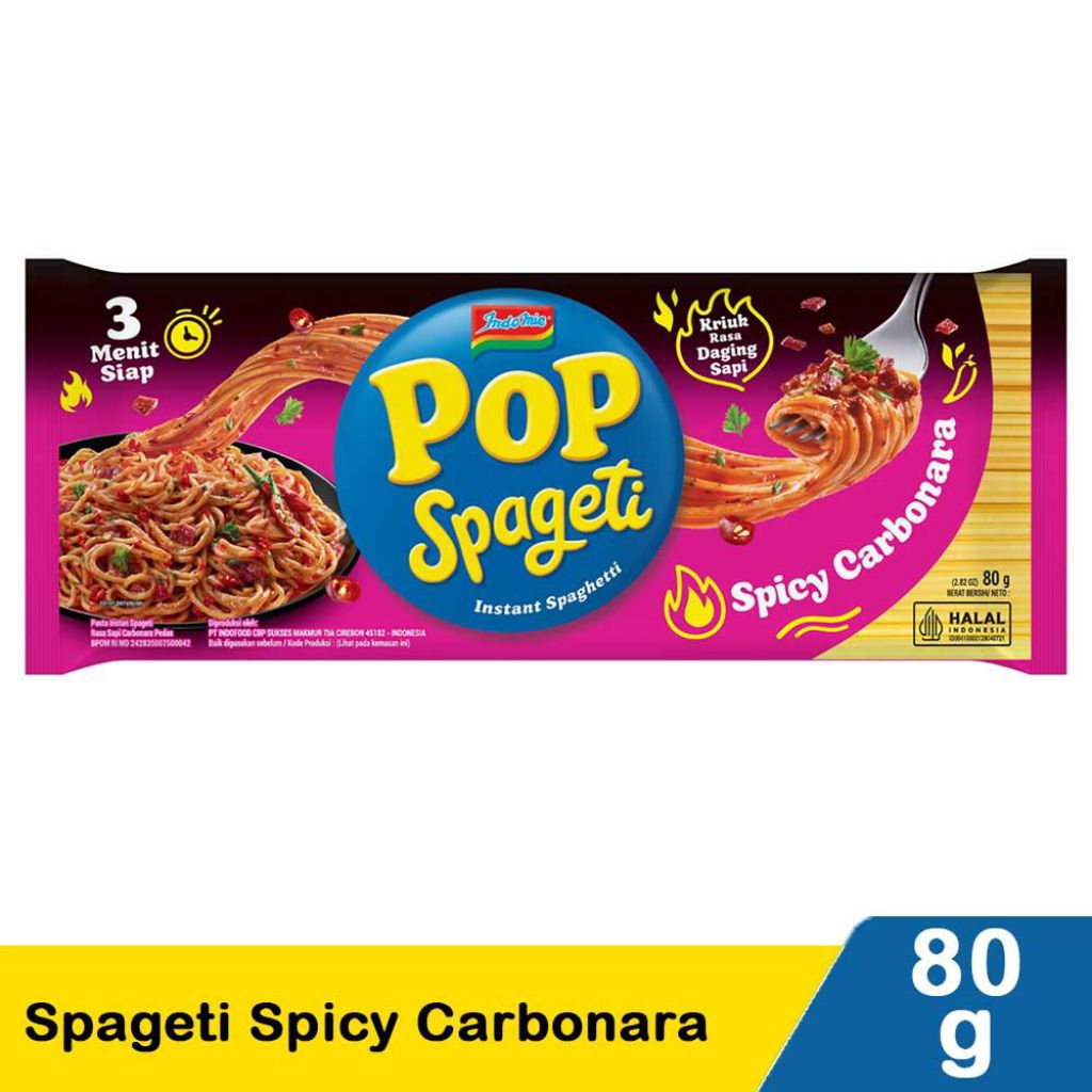 

Indomie Pop Spageti Spicy Carbonara 80g