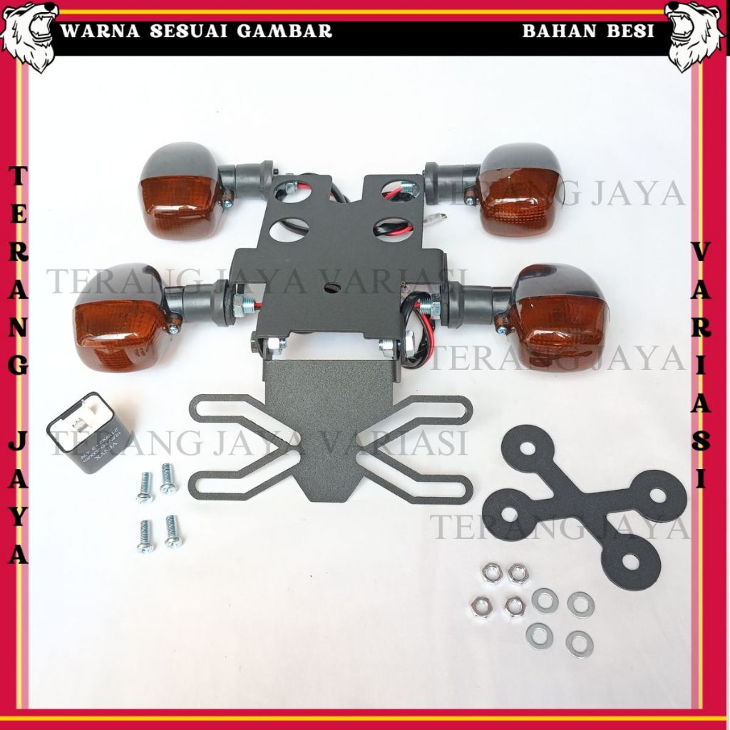 TAIL TIDY XSR 155 SPAKBOR BELAKANG XSR 155 SEIN NINJA DUDUKAN PLAT NOMOR XSR 155 NOPOL XSR 155