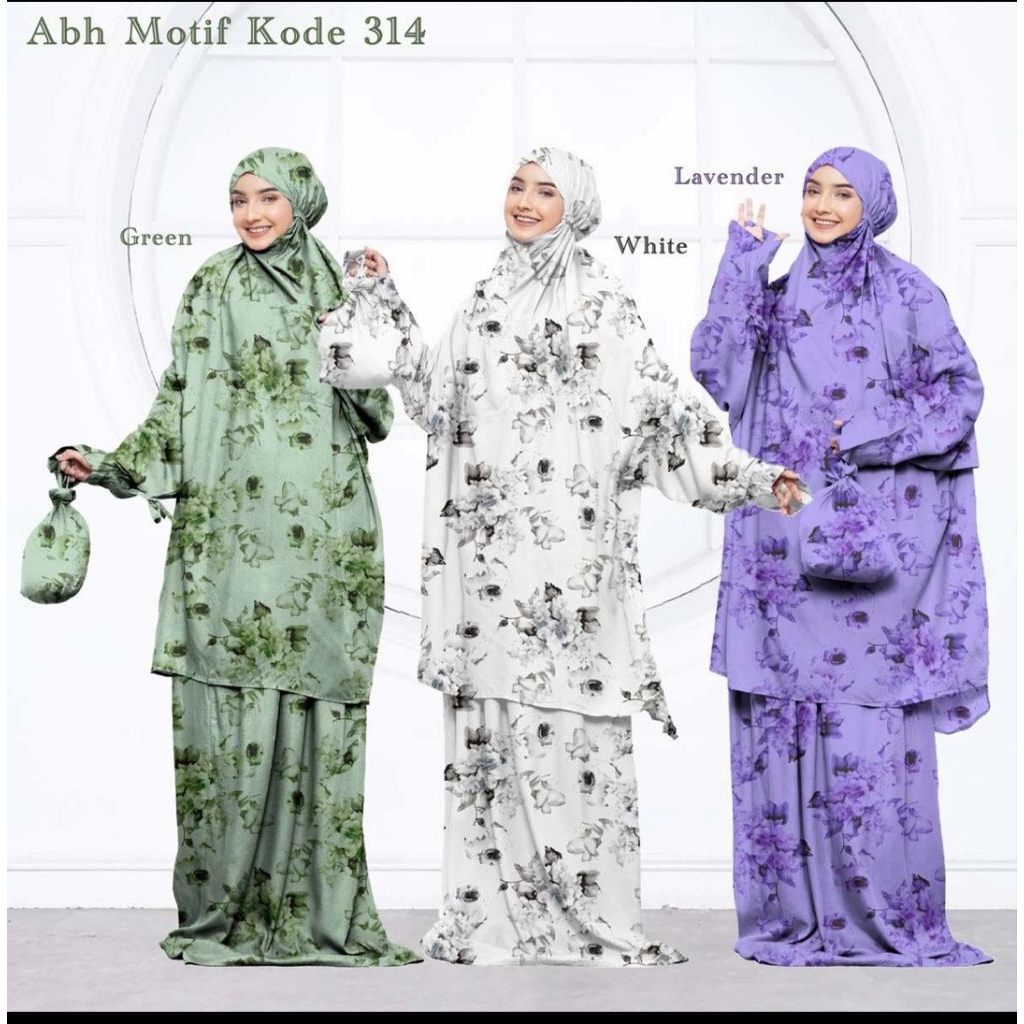 MUKENA ABH HADRAMAUT | atas bawah hadramaut berlengan