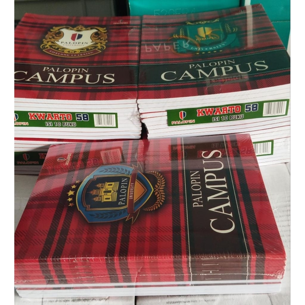 

Buku Tulis Campus Quarto/Kecil 38/58 Lembar 1 pack 10 buku