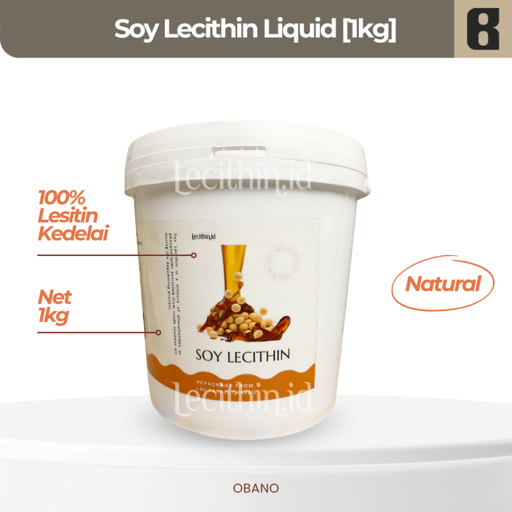 

Lecithin SOY LIQUID Lesitin Kedelai | Bahan Emulsifier Baking, Susu, Makanan