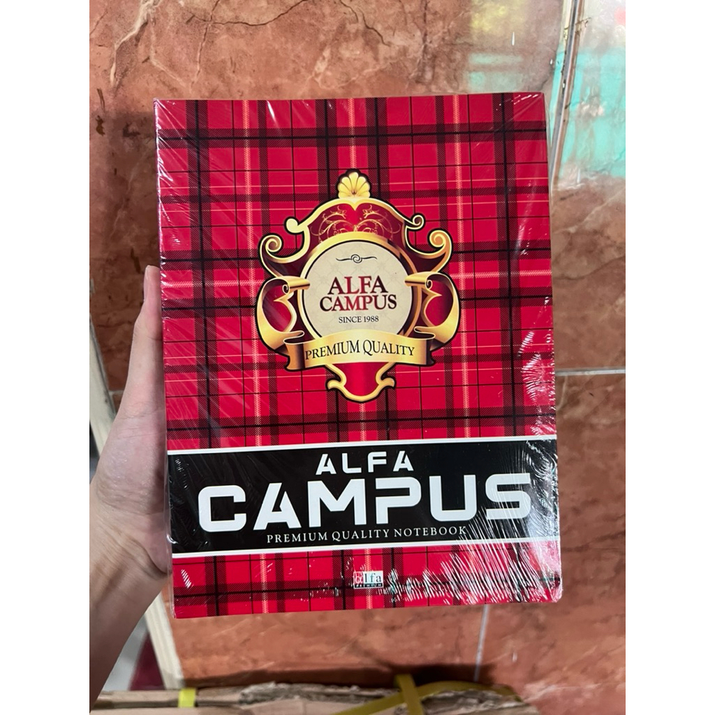 

buku tulis alfa campus kecil kwarto seukuran buku sidu