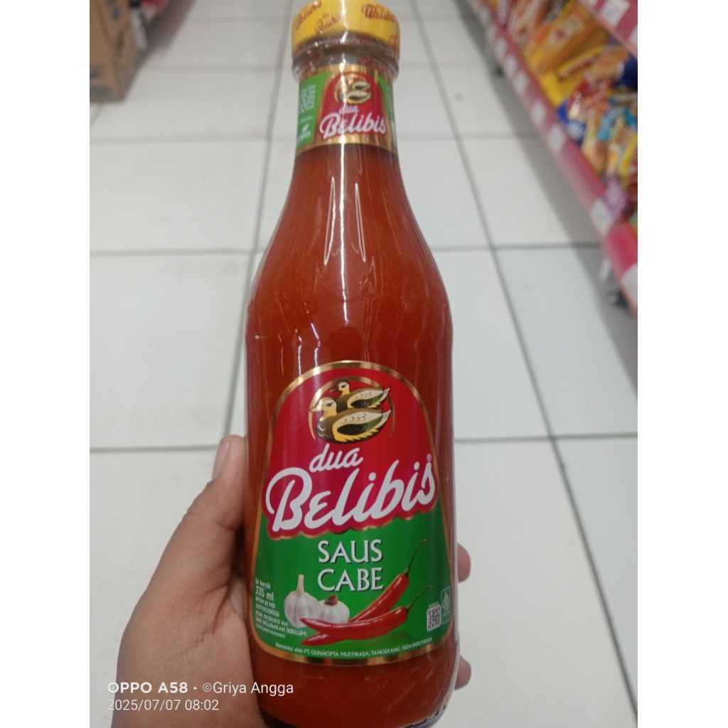 

saos sambal belibis 330gr