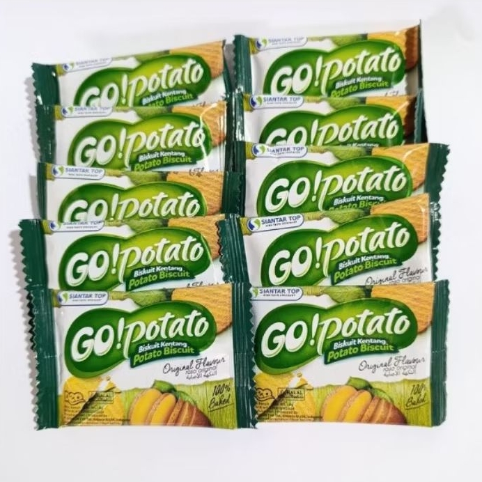 

[10pcs] Go! Potato / Snack Biskuit Kentang rasa Original