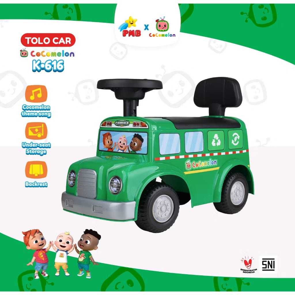 Mainan anak mobilan dorong PMB Iora K616 tolocar