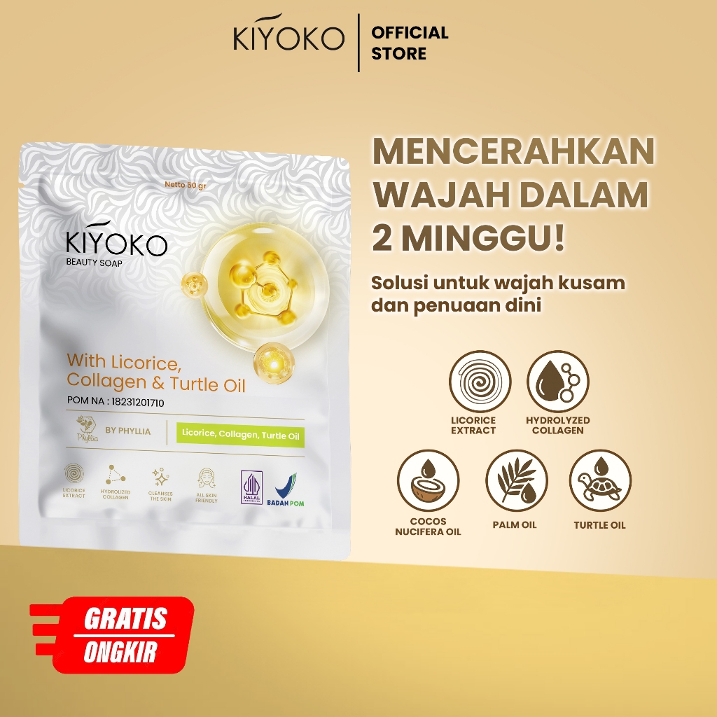 HARGA PROMO Sabun Kiyoko Beauty Soap Original BPOM TERMURAH COD