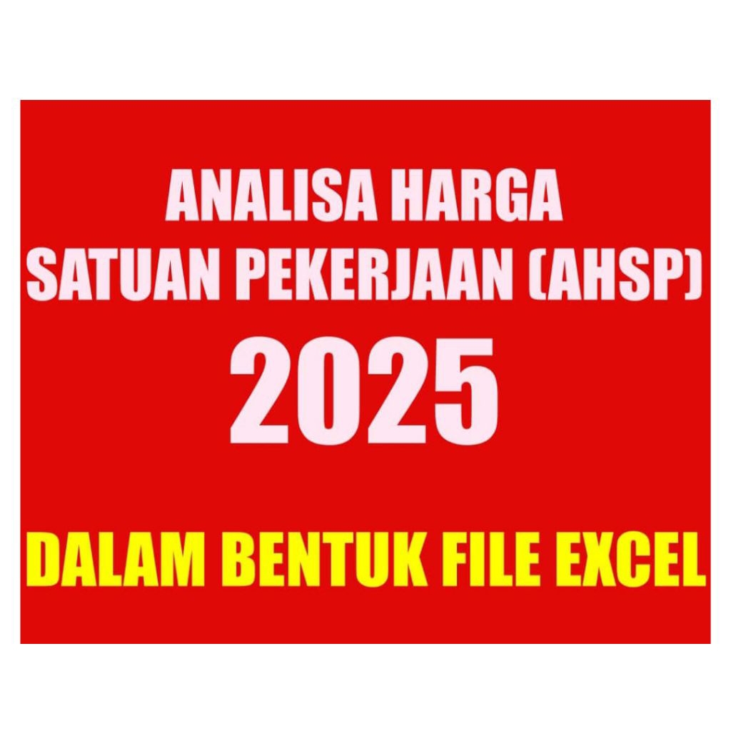 AHSP Bina Marga 2025