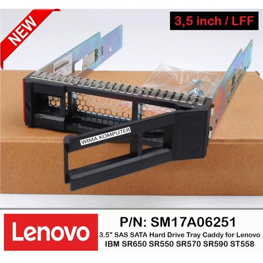 Caddy breket hardisk 3.5" Server Lenovo IBM tipe SR650 SR550 SR570 SR590 ST558