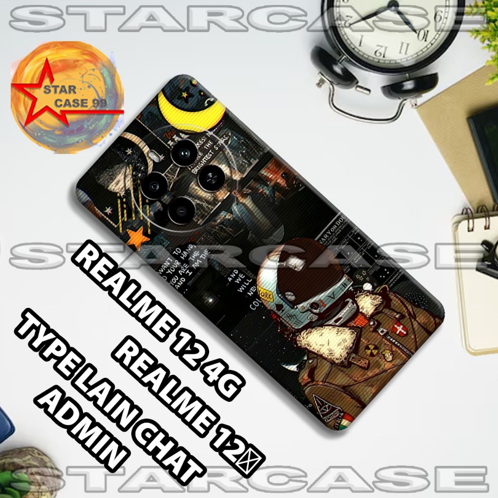 Softcase karet realme 12 4g | realme 12+/S18/Motif/case realme 12 4g | realme 12+/casing Realme 12 4