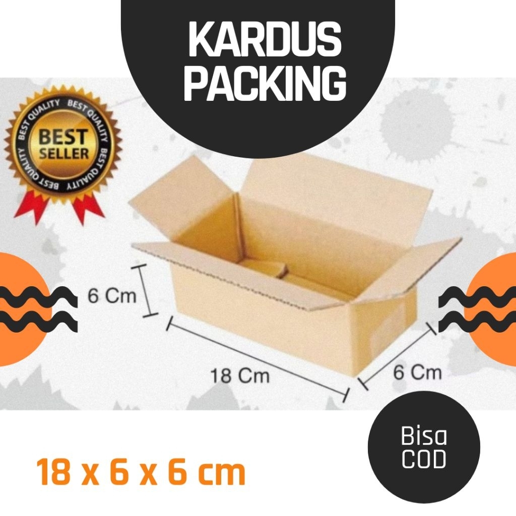 

Kardus Packing Ukuran 6x6x18cm