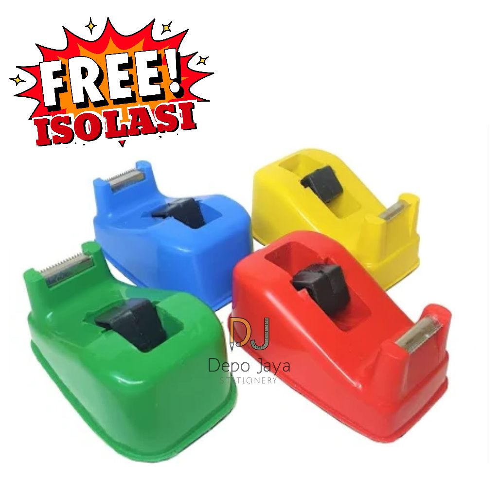 

Tape Dispenser Isolasi Kecil / Tempat Isolasi Kecil / Tempat Lakban Kecil 12mm