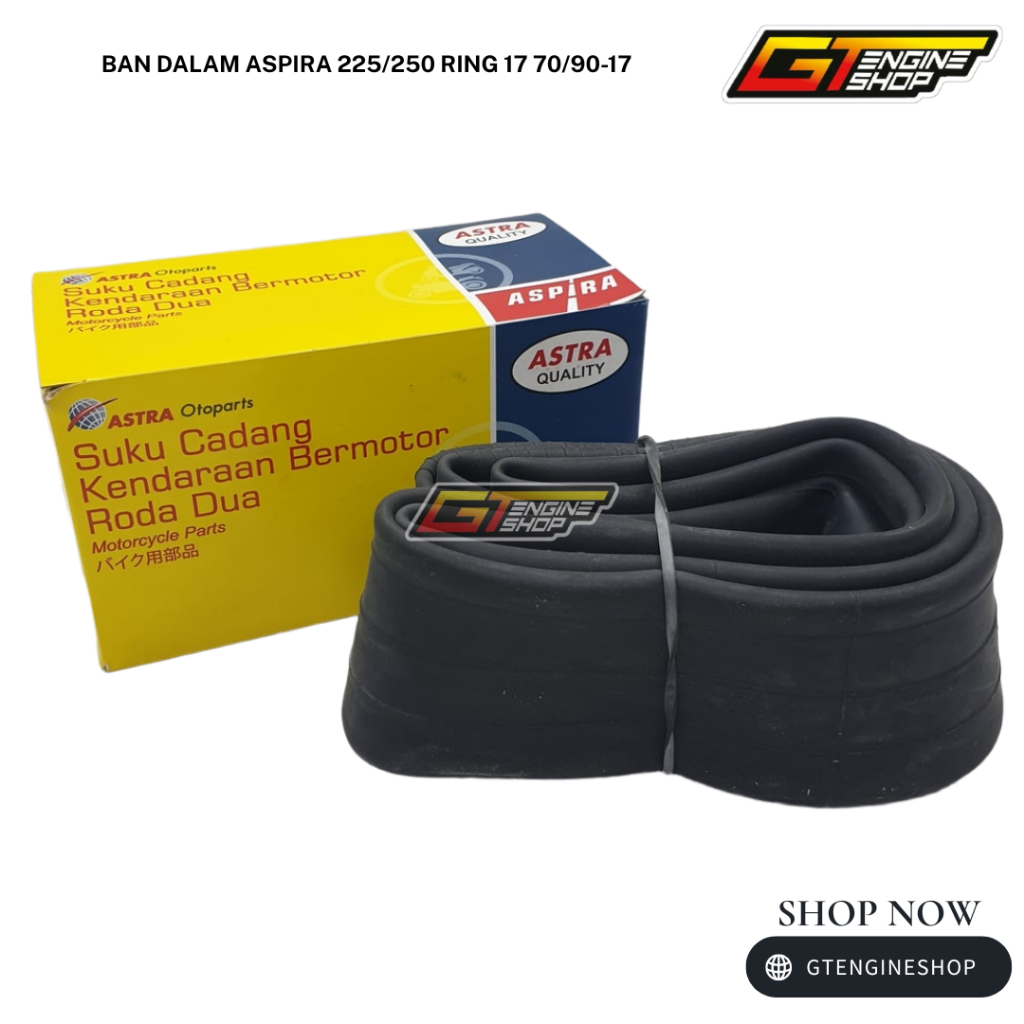 BAN DALAM 70/90-17 ASPIRA BAN DALAM 225/250 70 90 17 ASPIRA BAN DALAM ASPIRA 225/250 70/90 RING 17