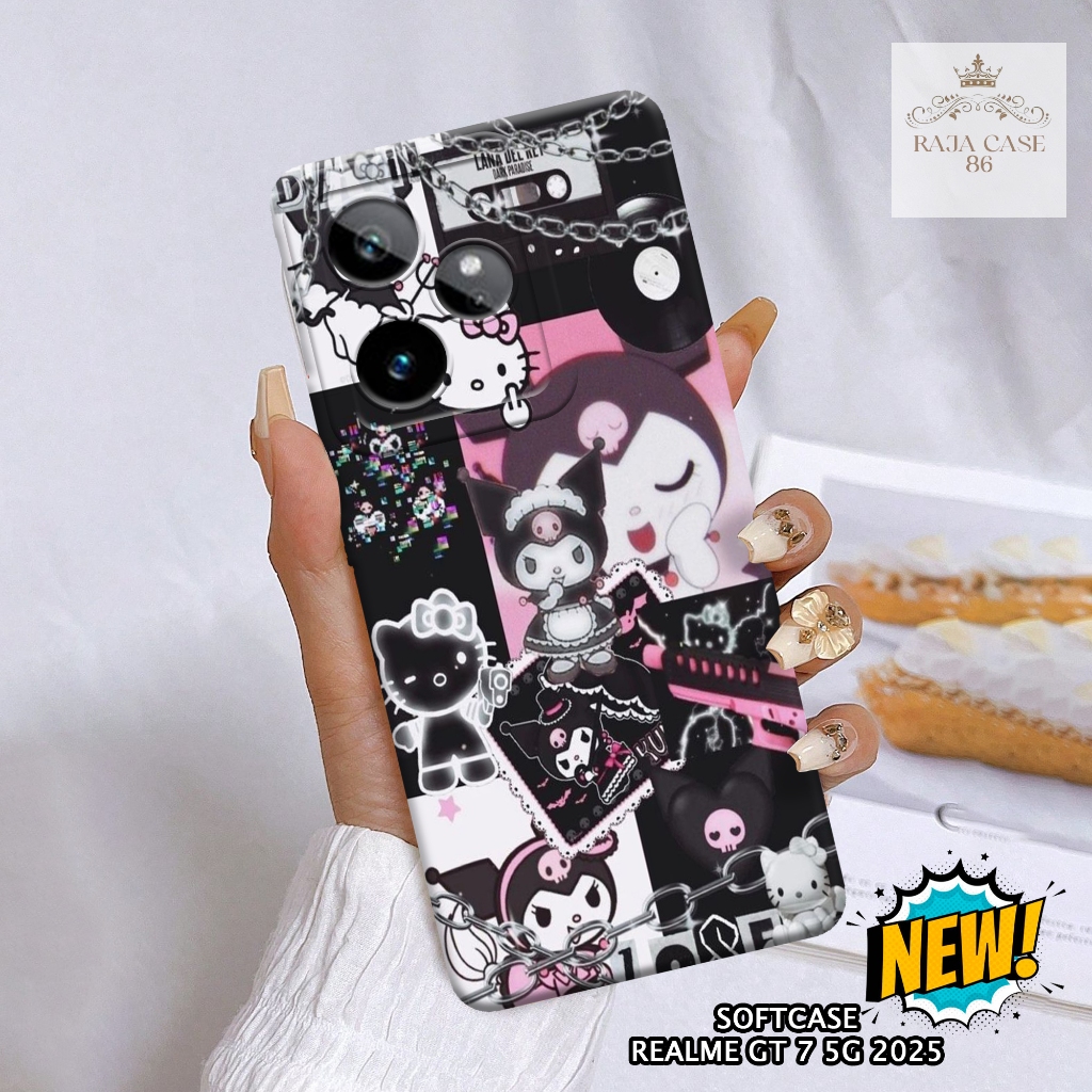 Case Realme GT 7 5G 2025 - Rajacase - casing Realme GT 7 5G - Motif case Lucu - Pelindung handphone 