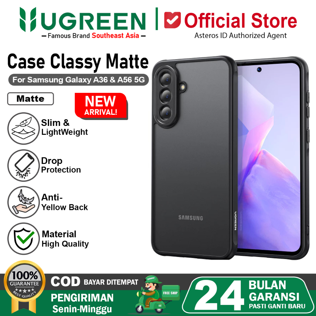 UGREEN Premium Case Samsung Galaxy A36 Dan A56 5G Case Matte Anti Crack Shock