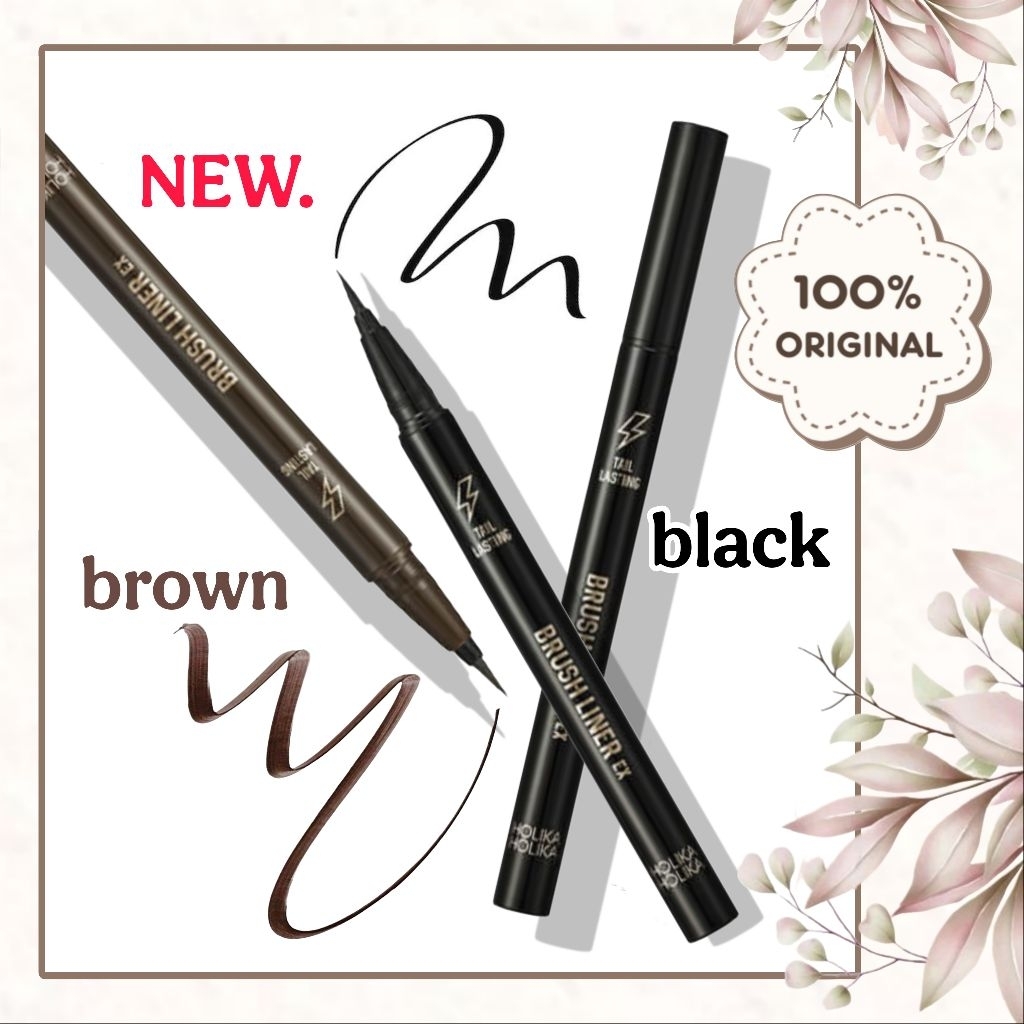 [ HOLIKA - HOLIKA ] New Tail Lasting Brush Liner Ex Eyeliner Waterproof Eye Pencil HolikaHolika