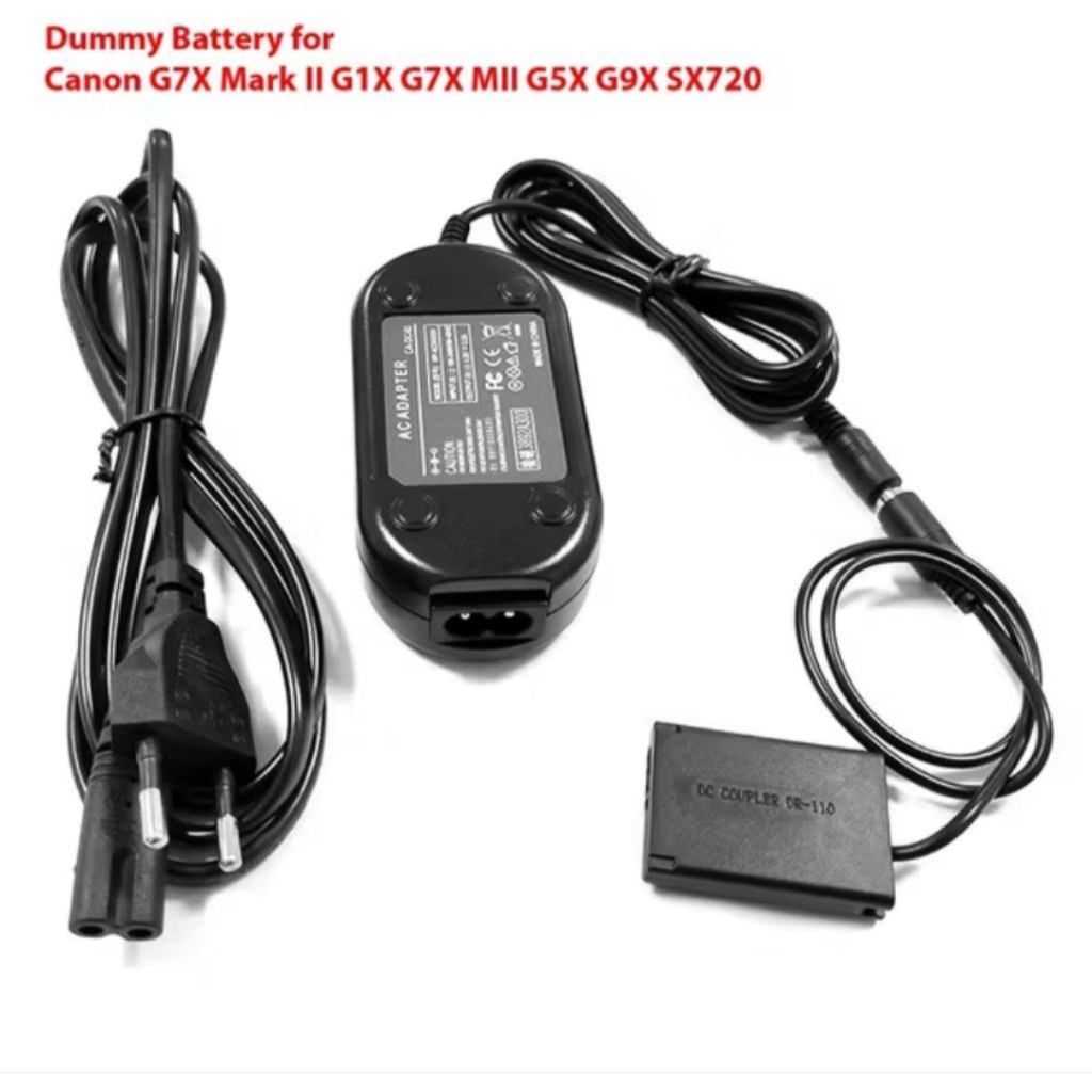 Dummy battery for cannon NB-13L batre cannon G7X Mark ll G1X G5X G9X SX720