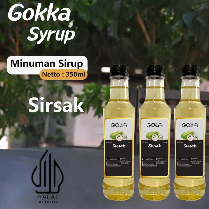 

GOKKA Syrup Minuman Sirup / Sirup Sirsak / 350ml Sirup