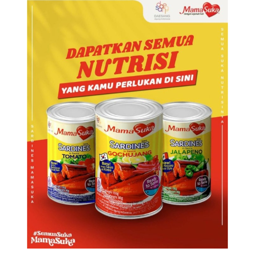 

Sarden Sardines Sardin 155gr Mamasuka