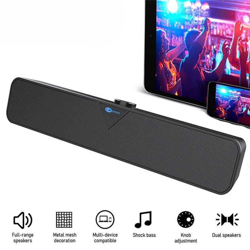 Lenovo Lecoo Soundbar Active Speaker Dynamic Sound 6W Wired Version - DS102