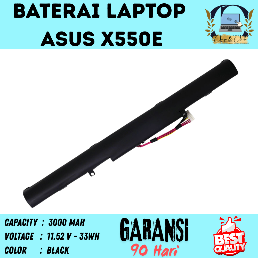 X550E Baterai Laptop Asus X550 X550Z X550ZE BERGARANSI