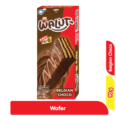 

Tango Walut Wafer Cokelat Belgian Box 90 g