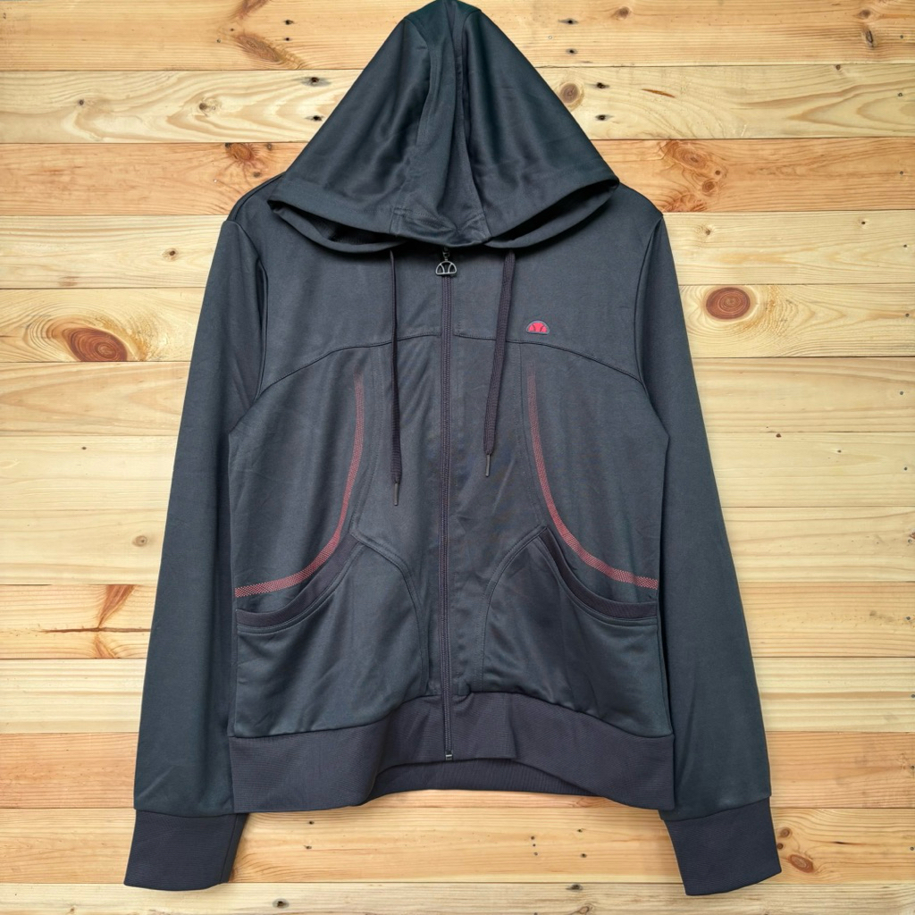 Jaket Tracktop Zip Hoodie Ellese - Second Very Good Condition Untuk Pria & Wanita