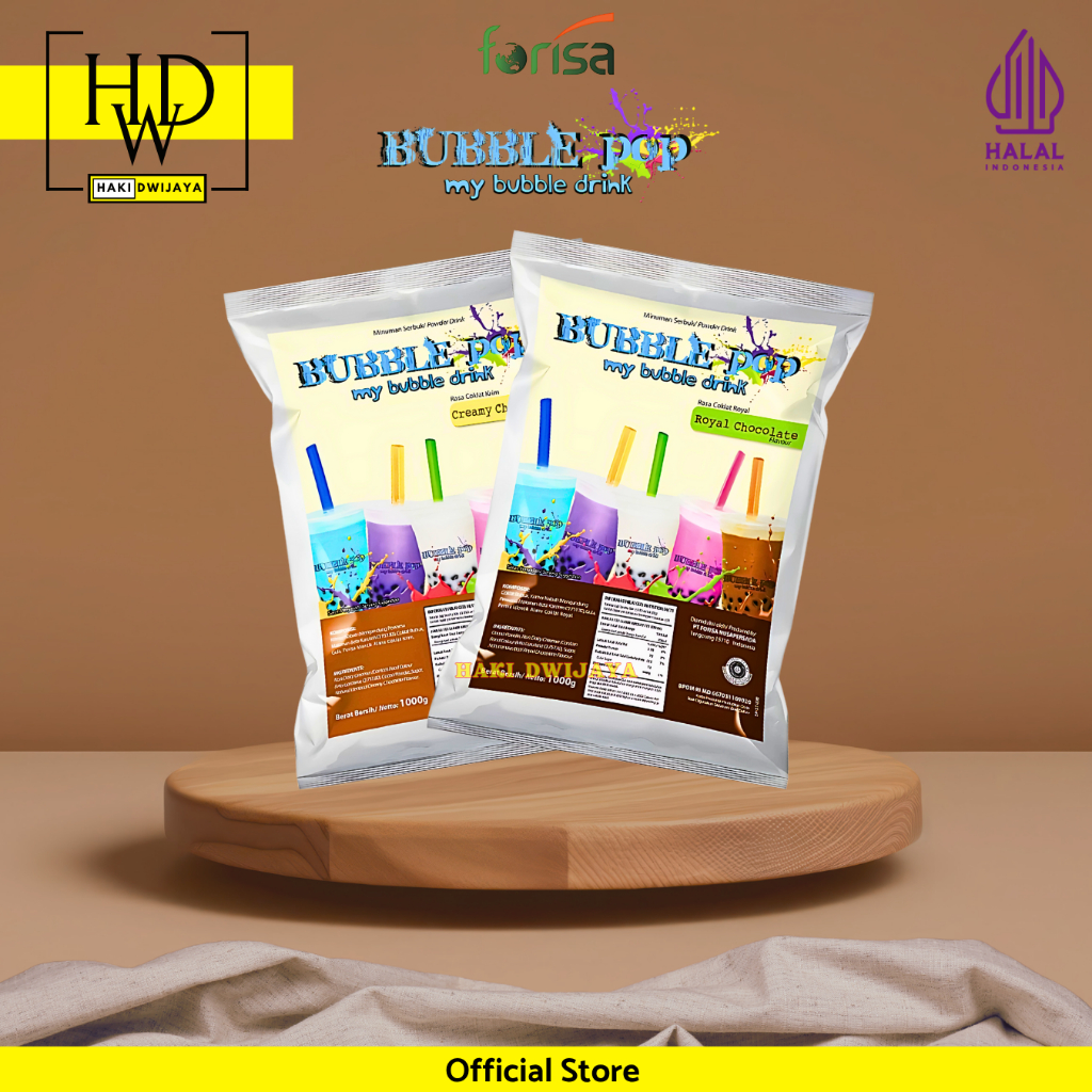 

Bubble Pop / Pop Bulky Minuman Bubuk Instan Kemasan 1kg