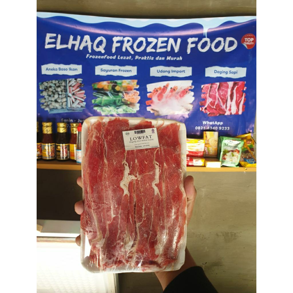 

Low Fat Slice Beef 500 gram