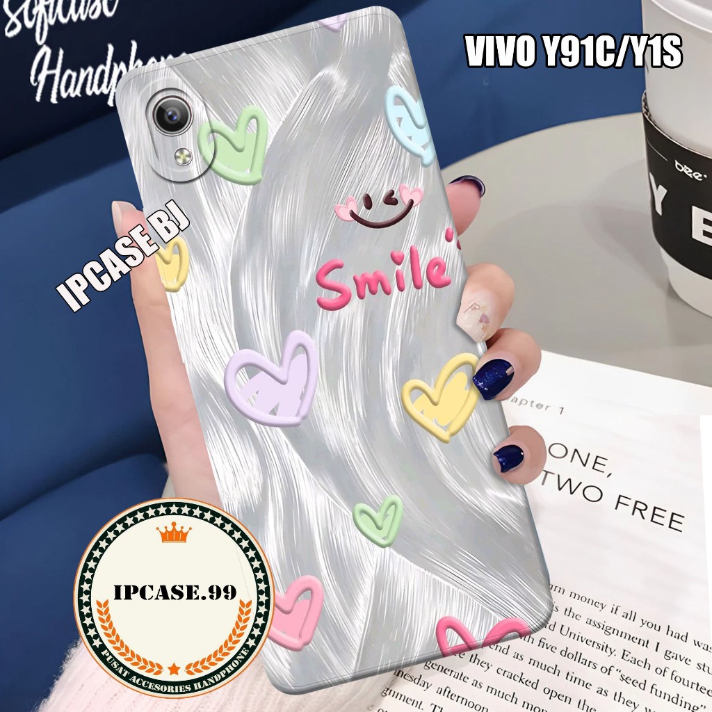 Case VIVO Y91c - VIVO Y1s - Type lainya via chat - Karakter - Terbaru - Casing - Softcase - Silikon 
