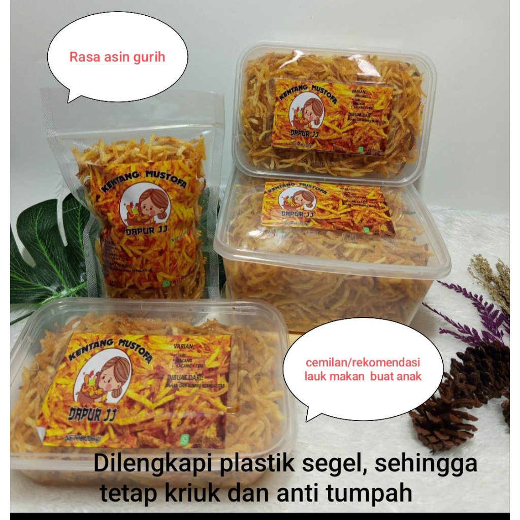 

Kentang Mustofa Original Asin Gurih