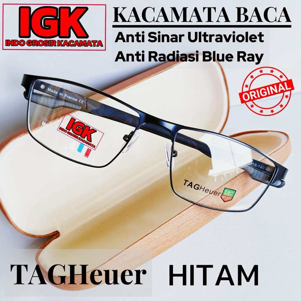 Kacamata Baca Plus Pria Anti Radiasi Komputer Dan Anti UV (Sinar Ultraviolet )