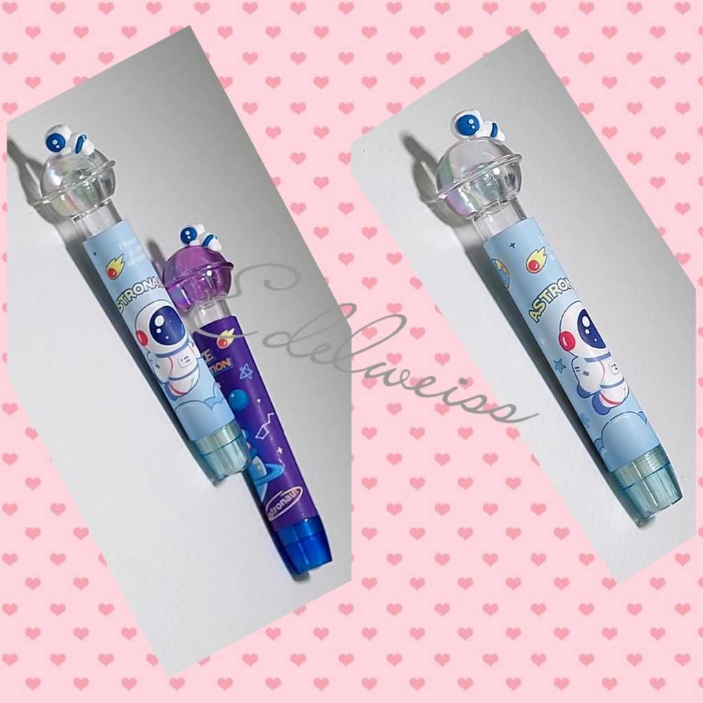 

Penghapus Pensil Otomatis Mekanik KLM3160 XP3162 / Hapusan Lucu Sliding Mechanic Tekan Cute Kuromi Astronout Busa Eraser Motif Karakter Lucu.