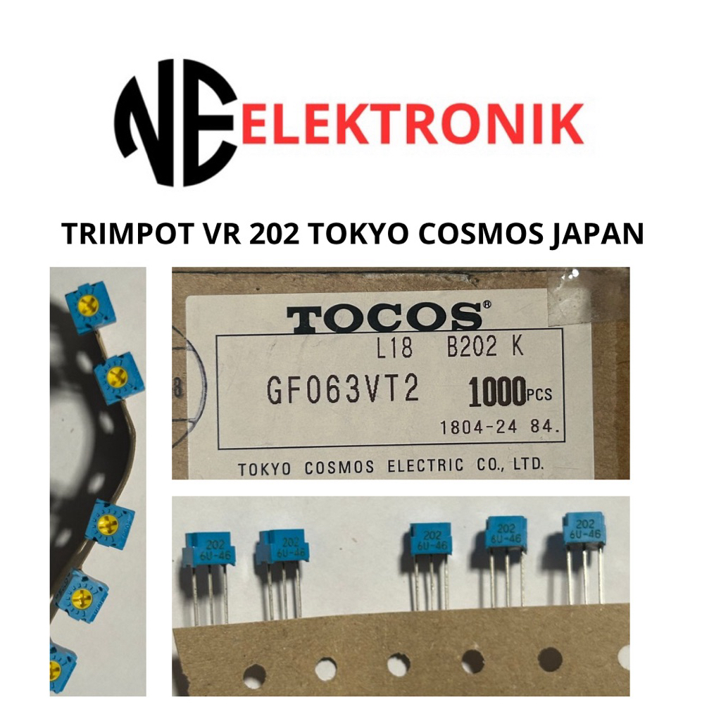 Trimpot VR 202 Tokyo Cosmos Japan Original