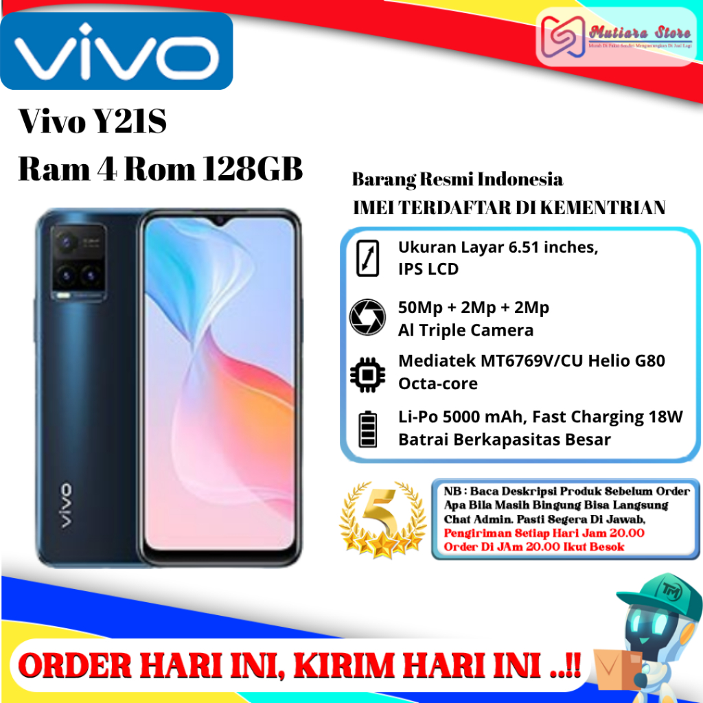 Vivo T1 5G Ram 8 Rom 128GB