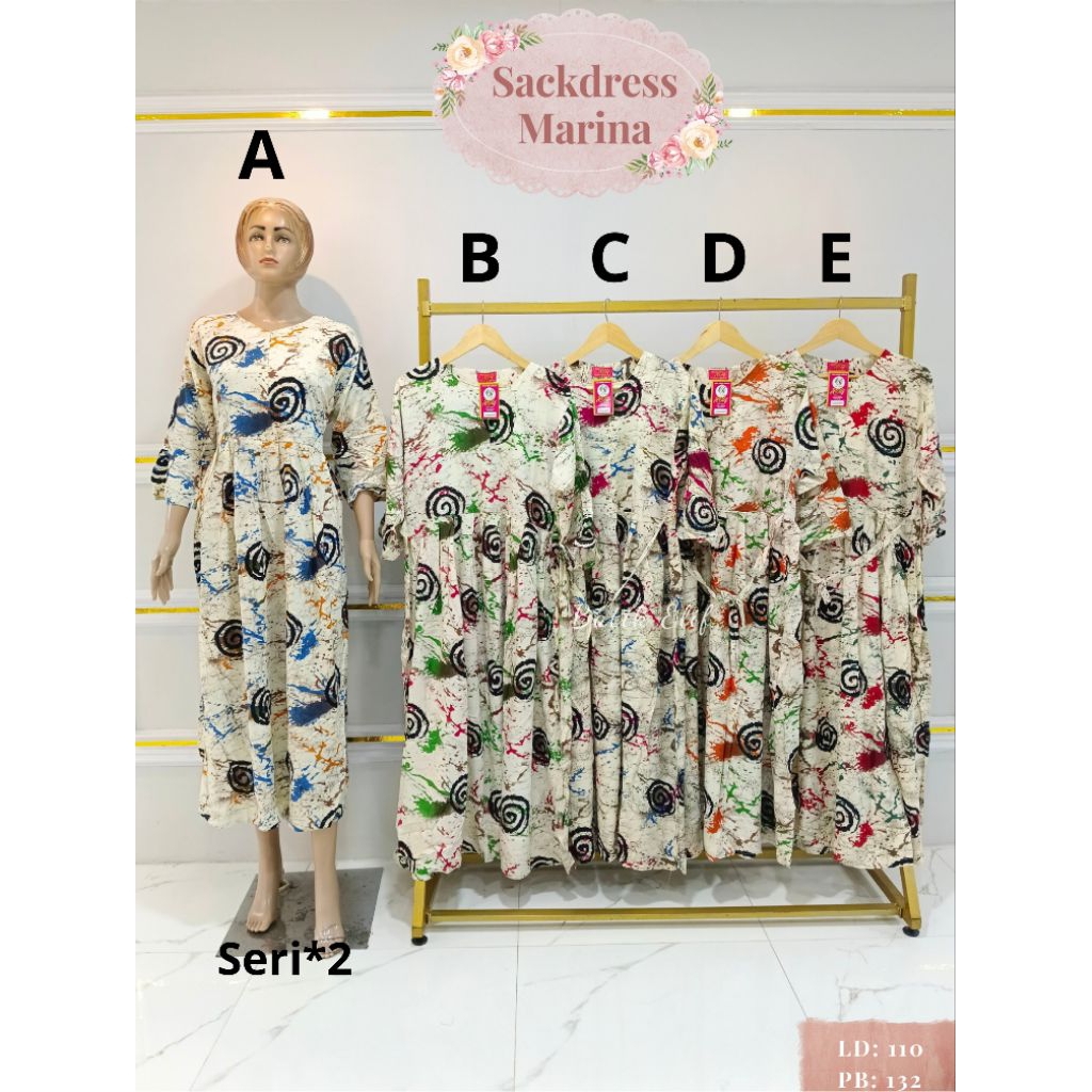 SACKDRESS MARINA / LONGDRESS JUMBO / LONGDRESS MURAH / DASTER JUMBO / LONGDRESS VIRAL