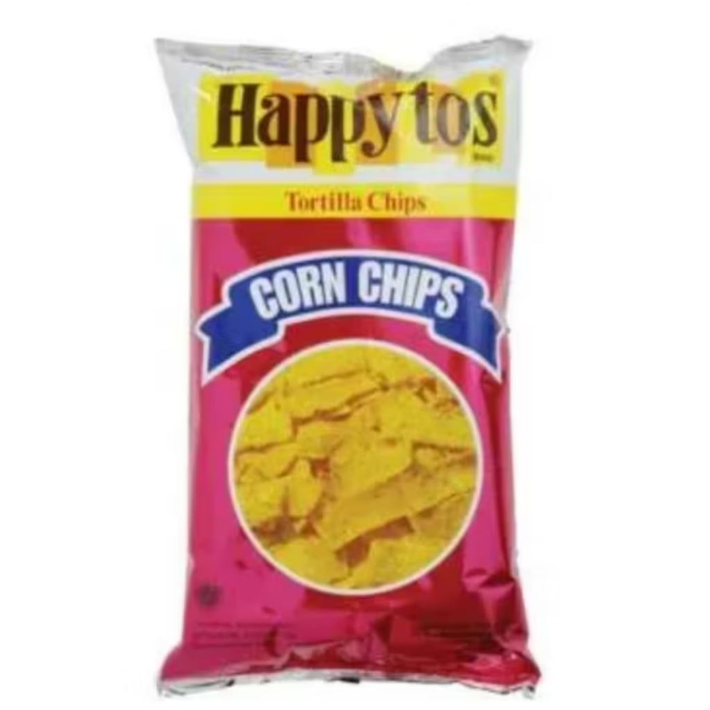 

Happy tos tortilla chips snack merah