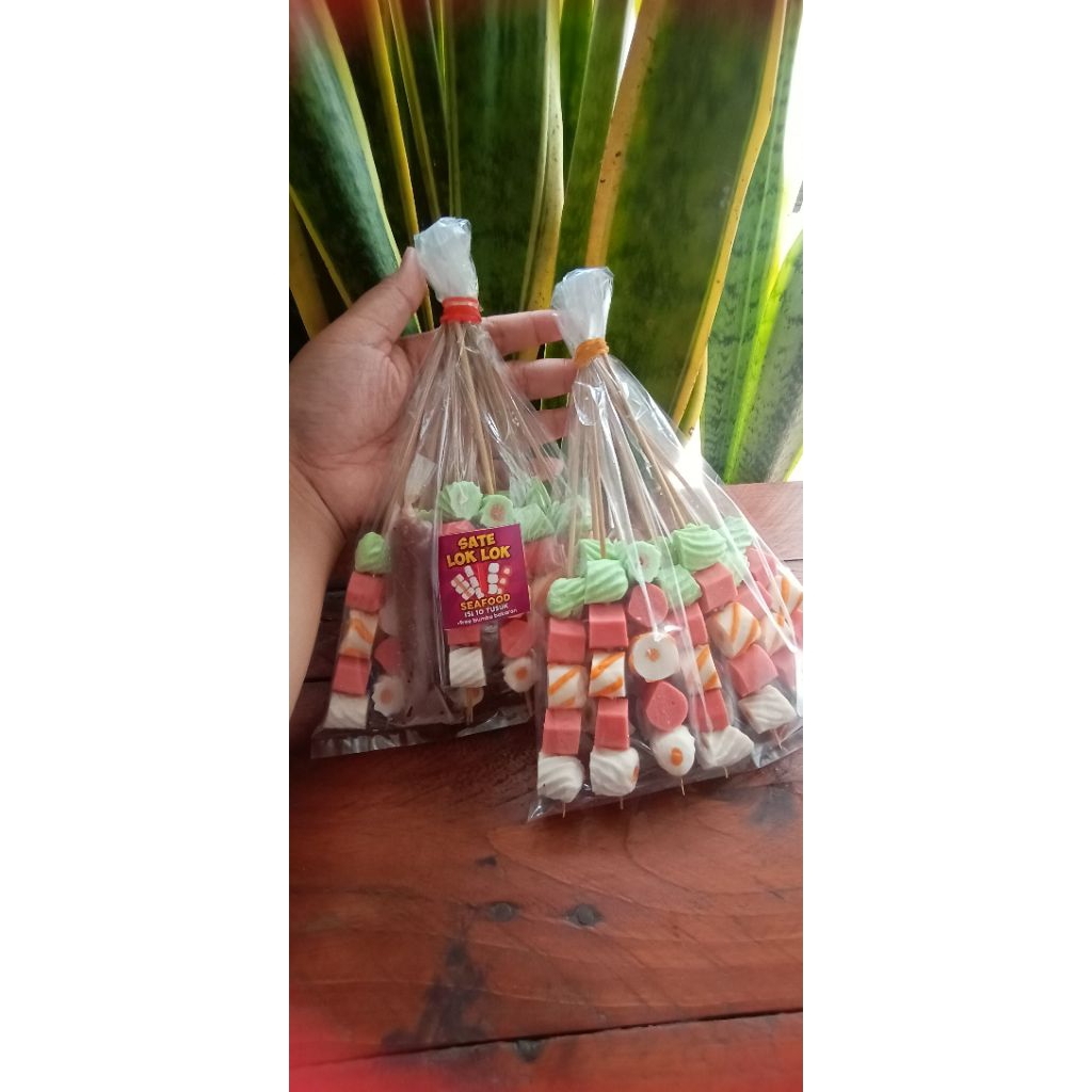 

sate lok lok seafood isi 10 tusuk
