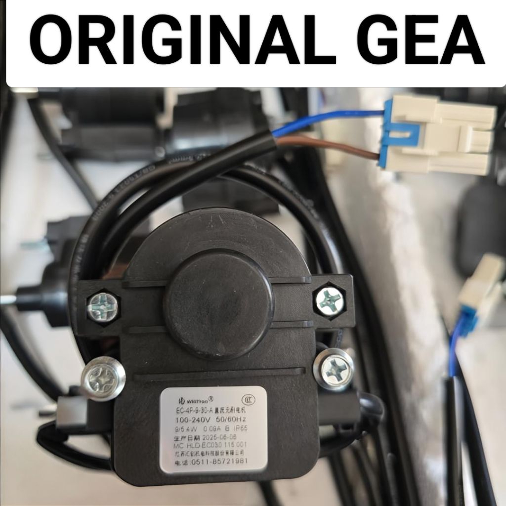 MOTOR FAN KULKAS MERK GEA willtron ORIGINAL