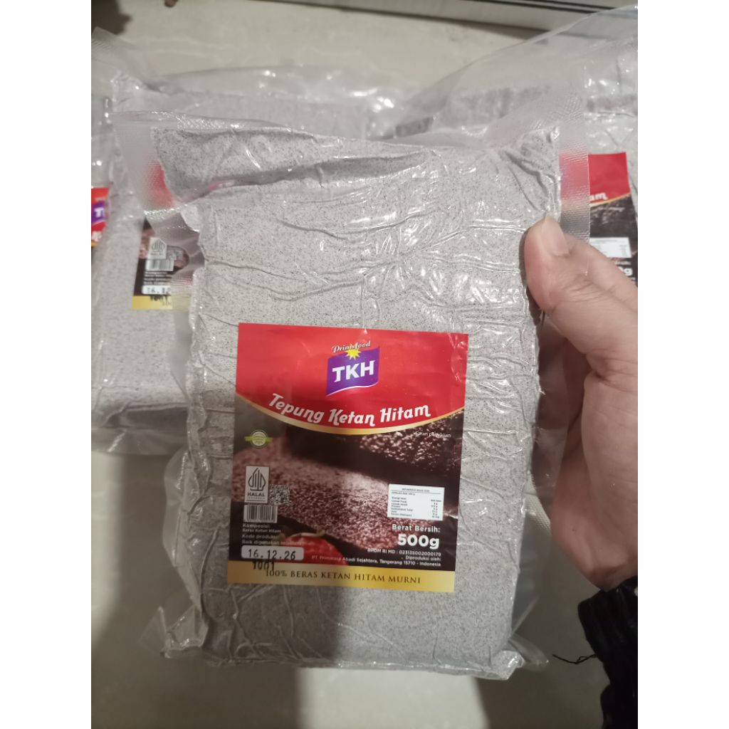 

TEPUNG KETAN HITAM/PRIMSFOOD TKH KEMASAN 500GRAM TERBUAT DARI TEPUNG KETAN HITAM ASLI COCOK BUAT BROWNIS ATAU BOLU