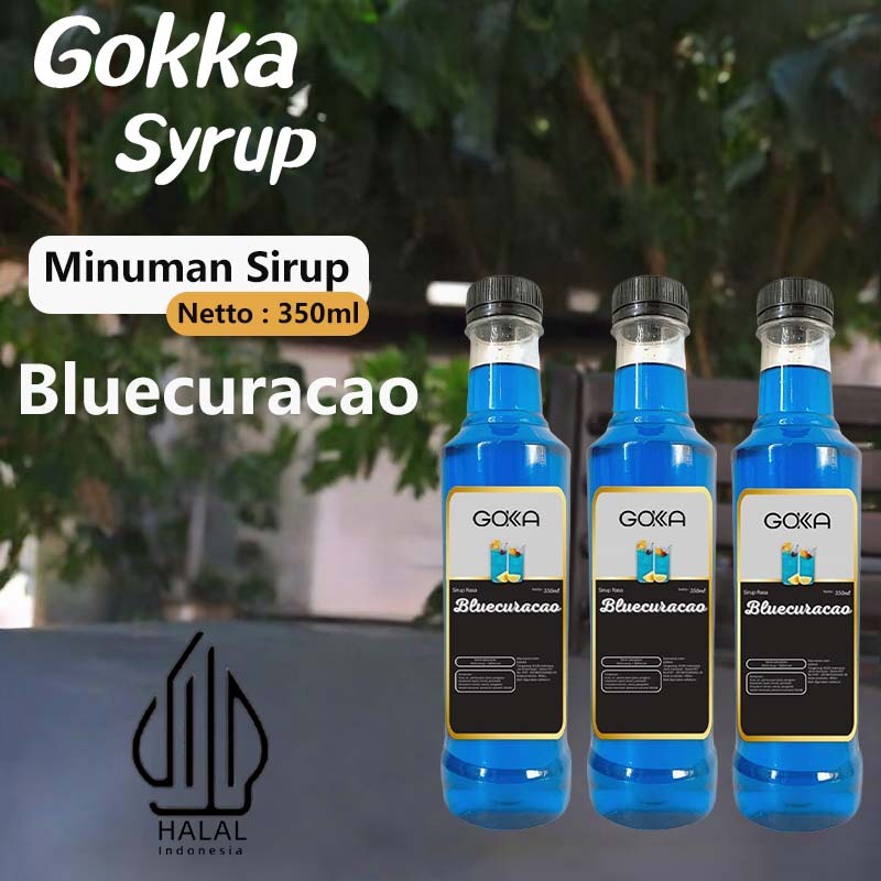 

GOKKA Sirup Minuman Rasa Blue Curacao / Blue Curacao Syrup / Sirup Blue Curacao