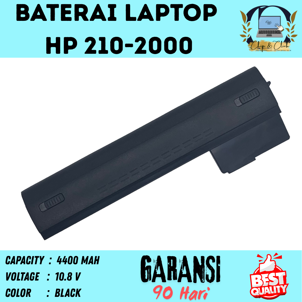 210-2000 Baterai Laptop HP Mini 210-2037TU 110-3741TU 110-3555TU ED06 BERGARANSI