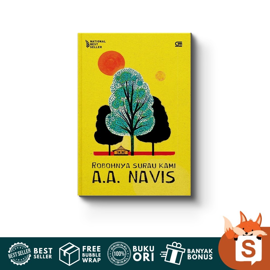 Buku Robohnya Surau Kami - Navis - Gramedia (Cerpen Fiksi Self Help)