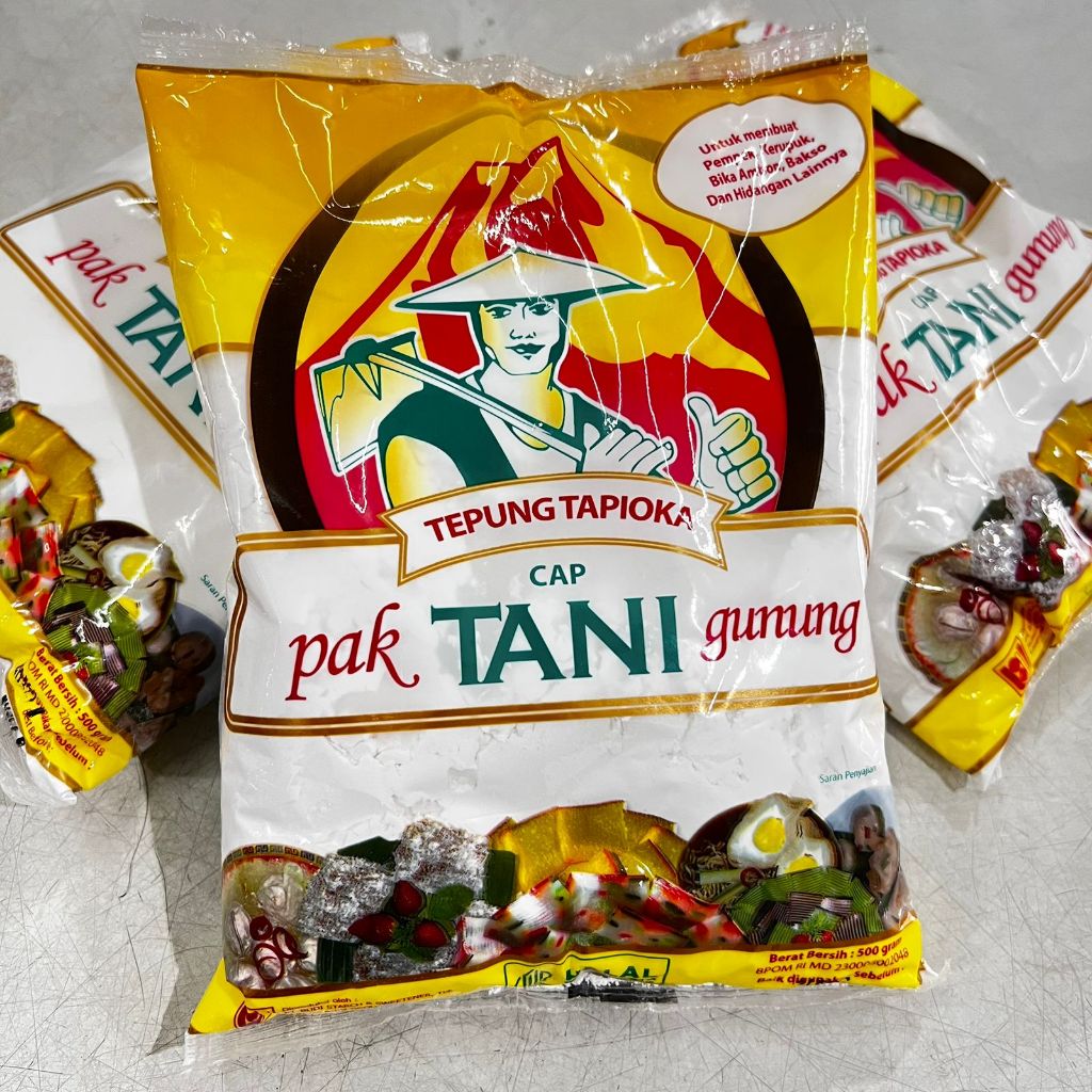 

Tepung Sagu/Tapioka Cap Pak Tani gununng 500g