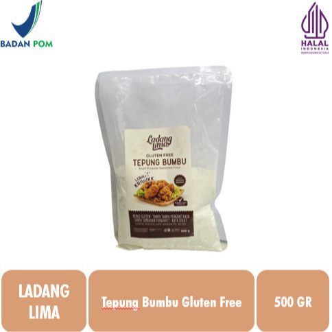 

Ladang Lima Tepung Bumbu Gluten Free 500gr HALAL MUI