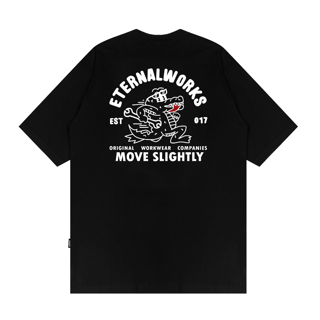 ETERNALWORKS - T-shirt Kroko Black