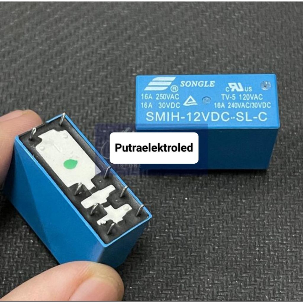 Relay 12V 8pin 16A SONGLE Jual Per/ 10pcs