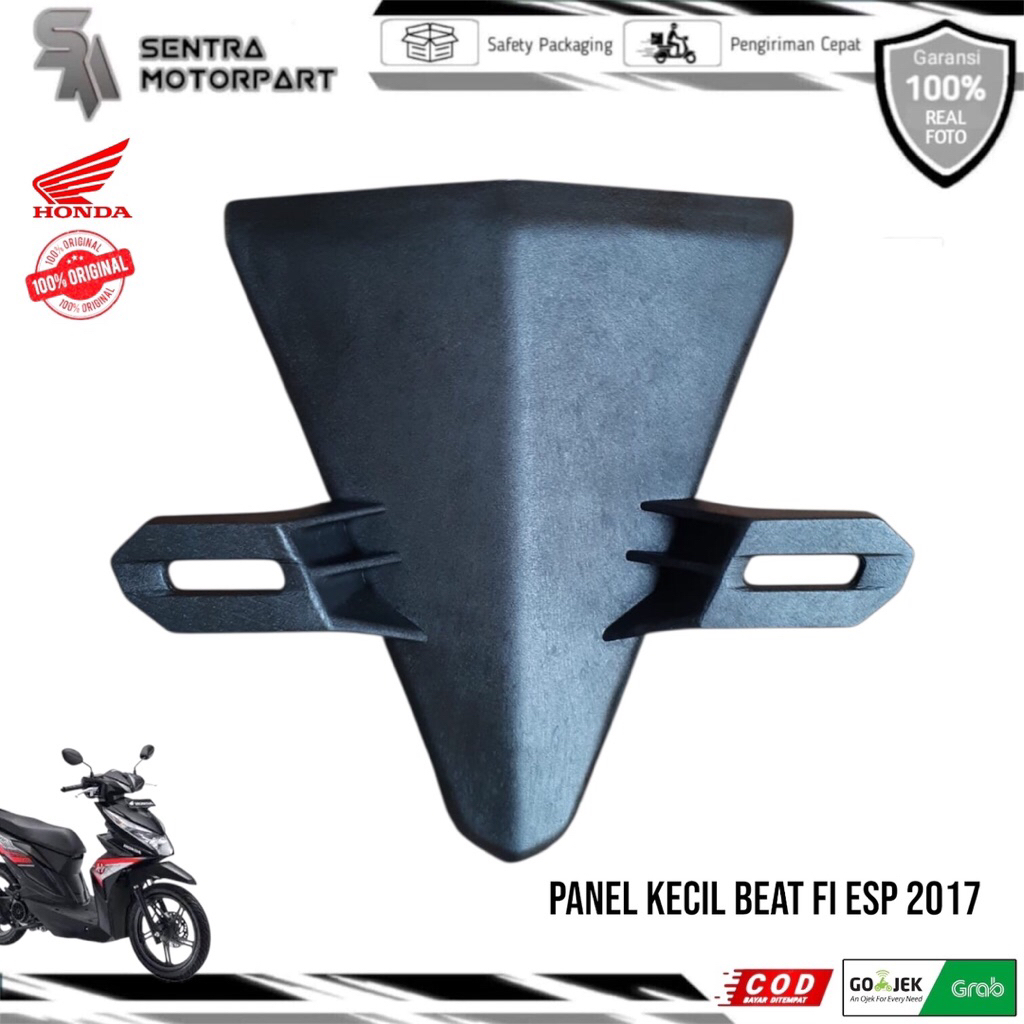 Panel tameng kecil dudukan plat nomor depan beat fi injeksi esp 2016 2017 2018 2019 K81 original