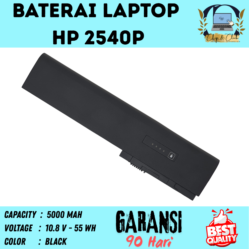 2540P Baterai Laptop HP Compaq Elitebook 2530 2540 2540P NC2400 Series BERGARANSI