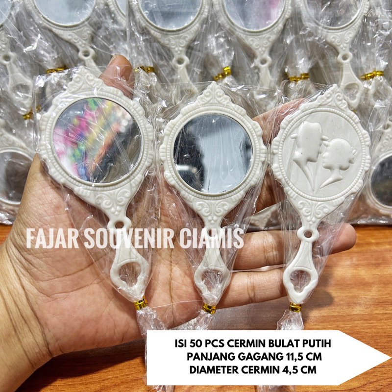 1 PACK 50 PCS Souvenir Pernikahan Kaca Gagang Bulat Souvenir Pernikahan Unik Souvenir Lucu Souvenir